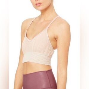 Alo Yoga Aria Bra Size S Agave/Buff